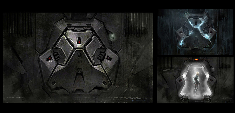 Illustration for article titled The Raw Beauty of Battleship's Alien Concept Art